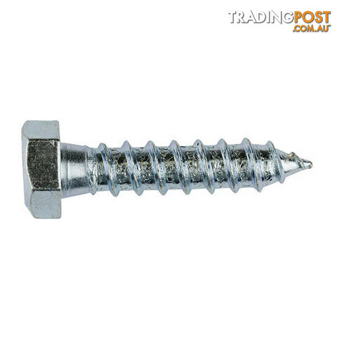 Coach Screw Hot Dipped Gal M8 X 50 mm Bremick SCSMG080504 - Pkt:50