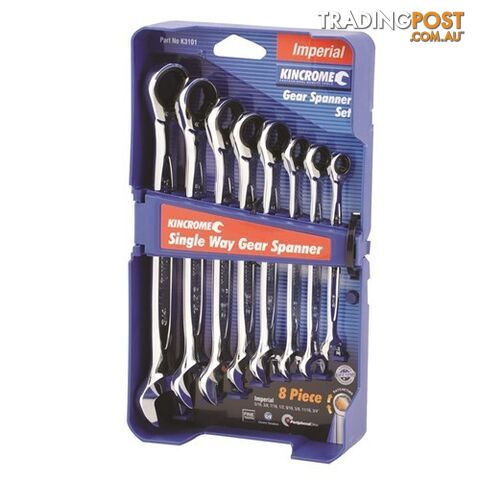 Combination Gear Spanner Set 8 Piece Kincrome K3100