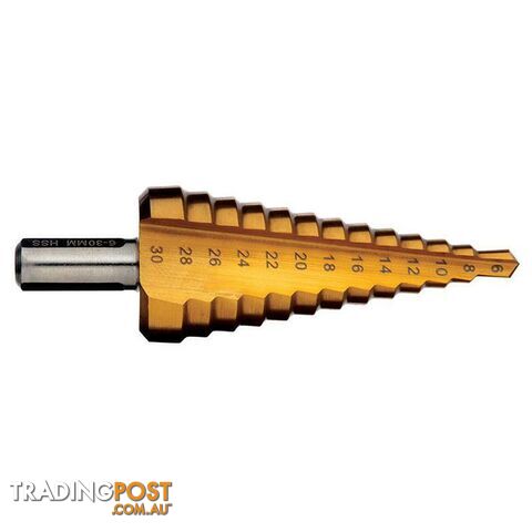 9Stm6-36 Straight Flute 6-36Mm Step Drill