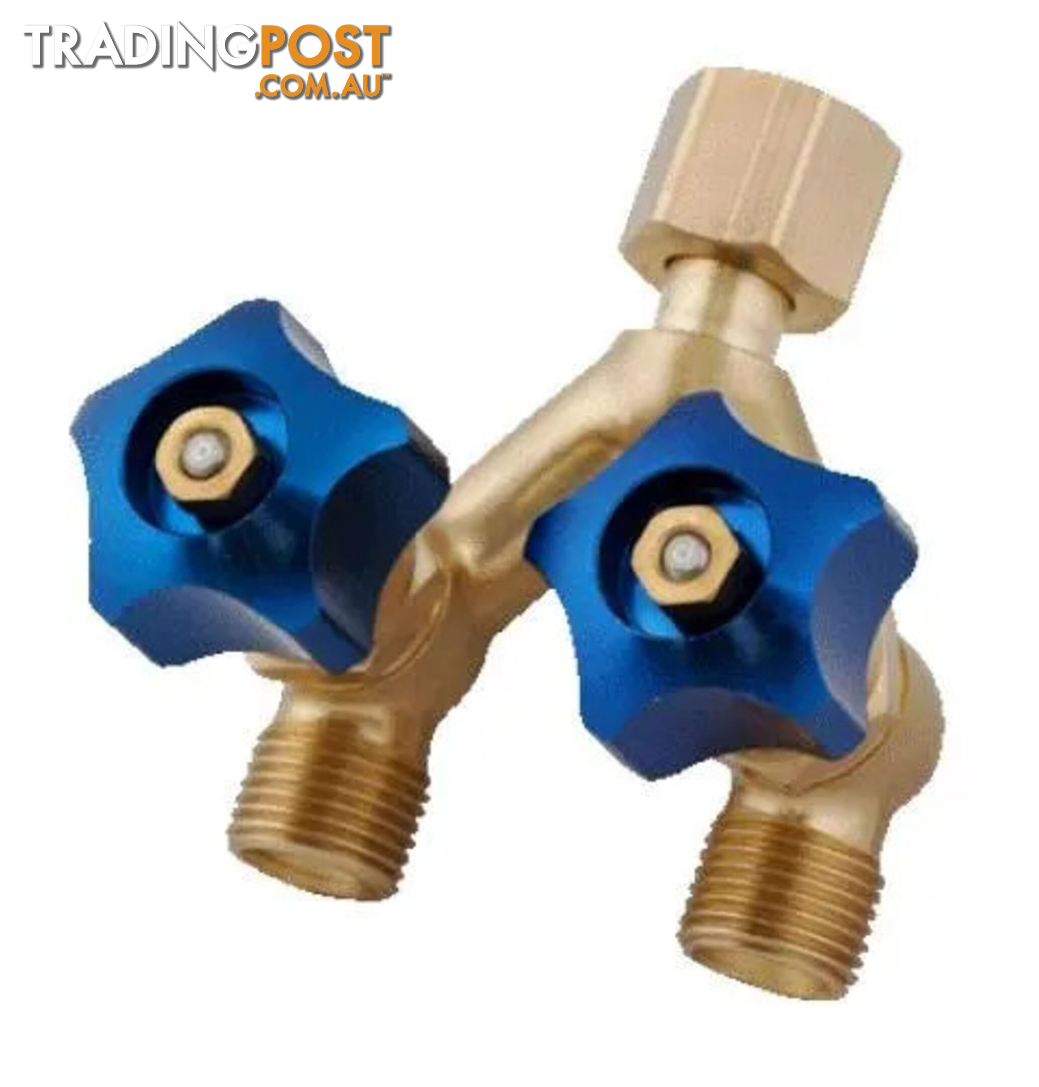 Hose Fitting Y-Piece With Valve RH 5/8" UNF Weldclass P4-HFYVRH