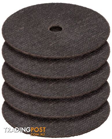 Cut Off Discs 75mm X 1.0mm X 1/4" Bore (Pack of 5) Geiger AB56061P