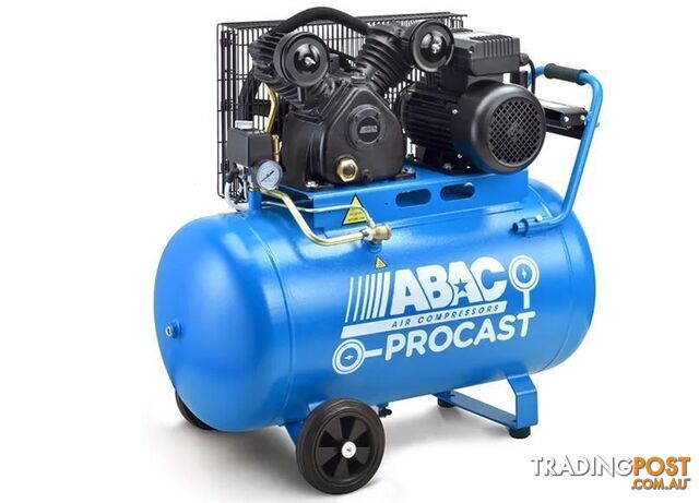 ABAC Air Compressor, Belt Drive, 3.0HP 100Ltr FAD 400L/MIN ITM ABAC351-30100 - photo 1 of 3