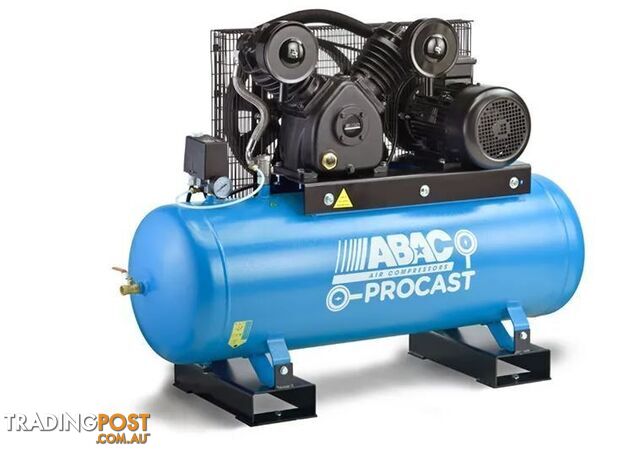 ABAC Air Compressor, Belt Drive Stationary 3 Phase, 5.5HP, 150LTR, FAD 750 L/MIN...