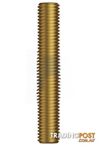 1 MTR DIN975 Brass Finish Allthread Rod Hobson