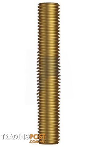 1 MTR DIN975 Brass Finish Allthread Rod Hobson