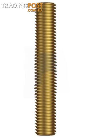 BSW x 3 FT Brass Finish Allthread Rod Hobson