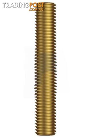 BSW x 3 FT Brass Finish Allthread Rod Hobson
