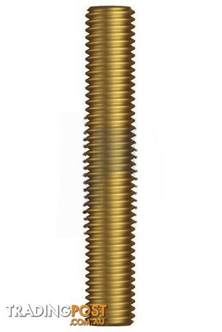 BSW x 3 FT Brass Finish Allthread Rod Hobson