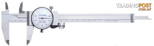150mm Metric Dial Caliper Accud AC-101-006-11