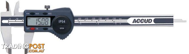 200mm Dual Scale Digital IP54 Caliper AC-111-008-11