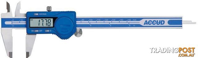 300mm Dual Scale Digital Caliper Accud AC-111-012-12