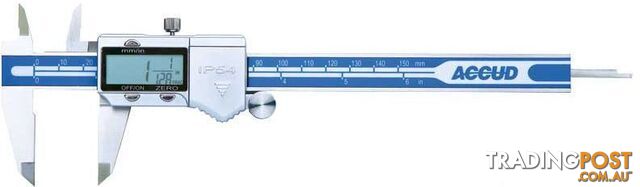 300mm Fractional Metric & Imperial IP54 Digital Caliper Accud AC-113-012-11