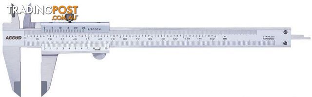 150mm Dual Scale Vernier Caliper Accud AC-120-006-12