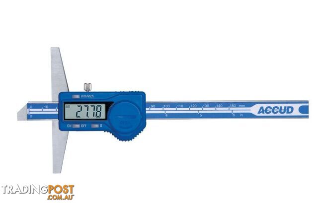 200mm Digital Depth Caliper Accud AC-171-008-11