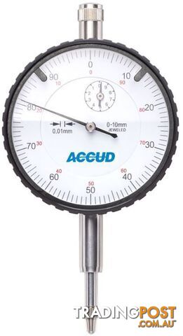 10mm Metric Jeweled Bearing Dial Indicator Accud AC-222-010-11