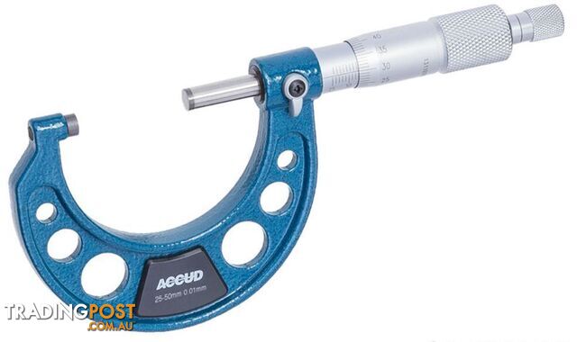 25-50mm Metric Outside Micrometer Accud AC-321-002-01