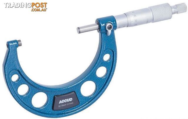 50-75mm Metric Outside Micrometer Accud AC-321-003-01