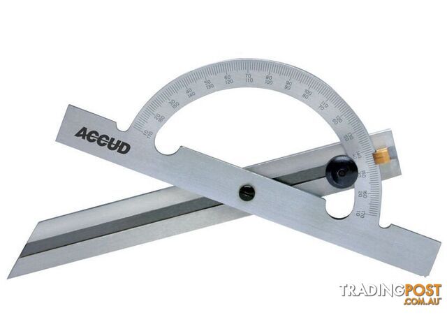 10-170 Protractor & 150mm Combination Square Accud AC-813-006-01