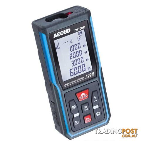 100mm Rechargeable Laser Distance Meter Accud AC-TM100R