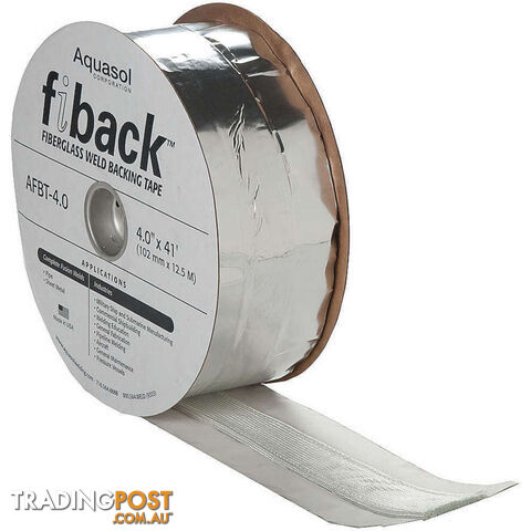 Fiberglass Weld Backing Tape Alum 600a 102mm x 12.5m FIBACK AFBT-4.0