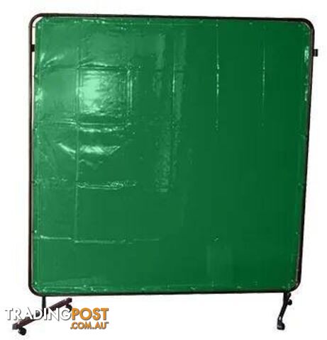 Welding Screen Green 1.8 Metres x 1.8 Metres With Frame AFWSG6X6