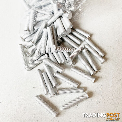 Aluminium Stud M4 X 25mm Capacitor Discharge Stud Pkt :200 ALCD425 - photo 2 of 7
