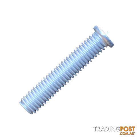 Aluminium Stud M6 X 25mm Capacitor Discharge Stud Pkt:200 ALCD625
