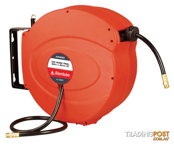 EL Series Air Hose Reel - 20m x 12mm Alemlube AP1220
