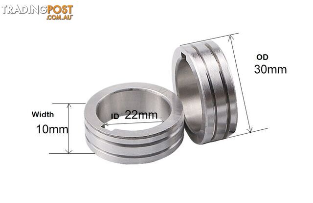 0.9-1.2mm Aluminium wire Drive / Feed Rolls 30mm OD 22mm ID AS4449-12