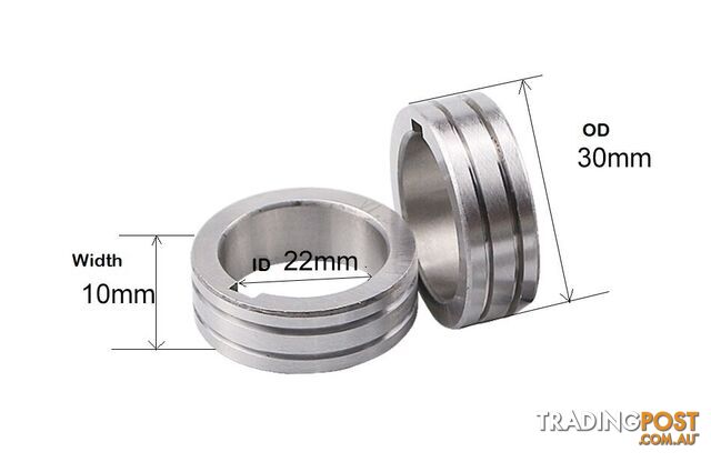 0.9-1.2mm Aluminium wire Drive / Feed Rolls 30mm OD 22mm ID AS4449-12