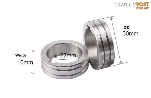 0.9-1.2mm Aluminium wire Drive / Feed Rolls 30mm OD 22mm ID AS4449-12