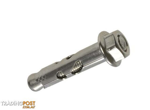 Sleeve Anchor With Nut 10mm x 50mm 316 Stainless Steel ASNM6100502 Pack of 50 - photo 3 of 4