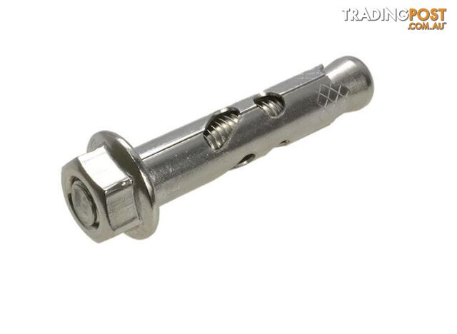 Sleeve Anchor With Nut 12mm x 130mm 316 Stainless Steel ASNM6121302 Pack of 25