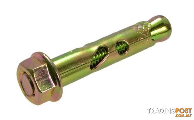 Zinc Hex Sleeve Anchor With Nut 6.5mm X 35 Bremick ASNMZ060352 Pack of 100