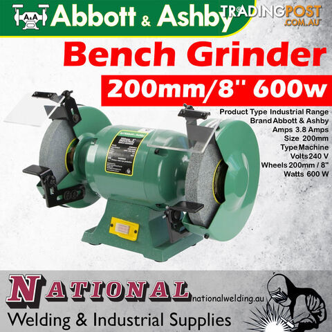 Bench Grinder 200mm/8'' 600W (ATBG600-8) - photo 2 of 3