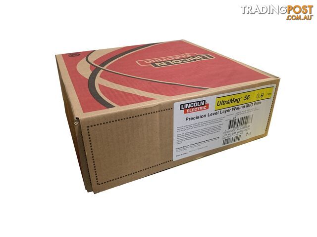 MIG WIRE Mild Steel Ultramag S6 0.8mm 15Kg Lincoln AUM0815S6