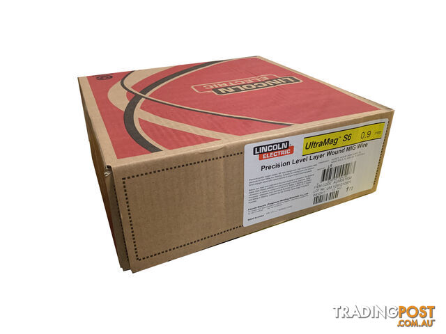 Mig Wire Mild Steel Ultramag S6 0.9mm 15Kg Lincoln AUM0915S6
