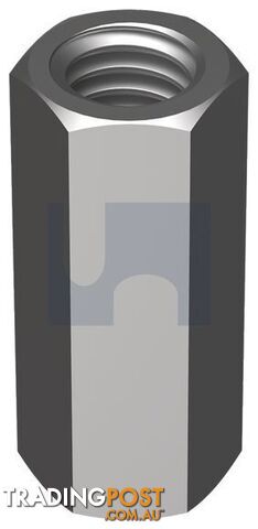 Zinc Plated (RoHS Compliant) Finish Hex Coupler Class 5 Metric Hobson