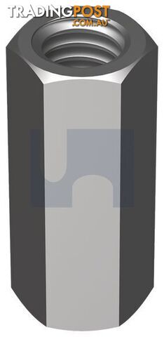 Zinc Plated (RoHS Compliant) Finish Hex Coupler Class 5 Metric Hobson