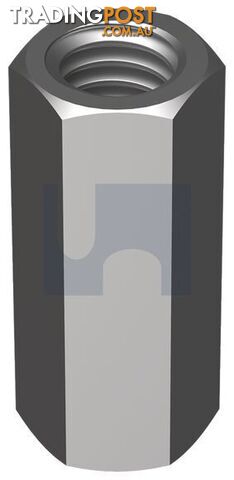 Zinc Plated (RoHS Compliant) Finish Hex Coupler Class 5 Metric Hobson