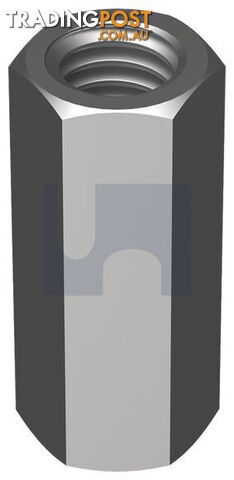 Hot Dip Galvanised Finish Hex Coupler Class 8 Metric Hobson