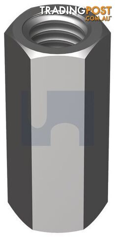 Hot Dip Galvanised Finish Hex Coupler Class 8 Metric Hobson