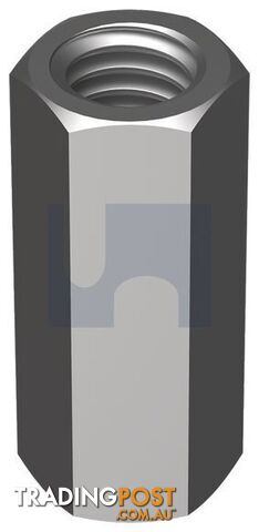 Zinc Plated (RoHS Compliant) Finish Hex Coupler Hobson