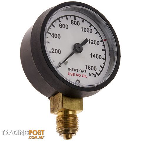 Pressure Gauge 0 - 600 kPa LPG 1/4" BSPP For RZ- Regulators