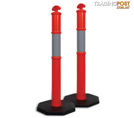 PRO Orange Hi-Vis Bollard - 8kg Base