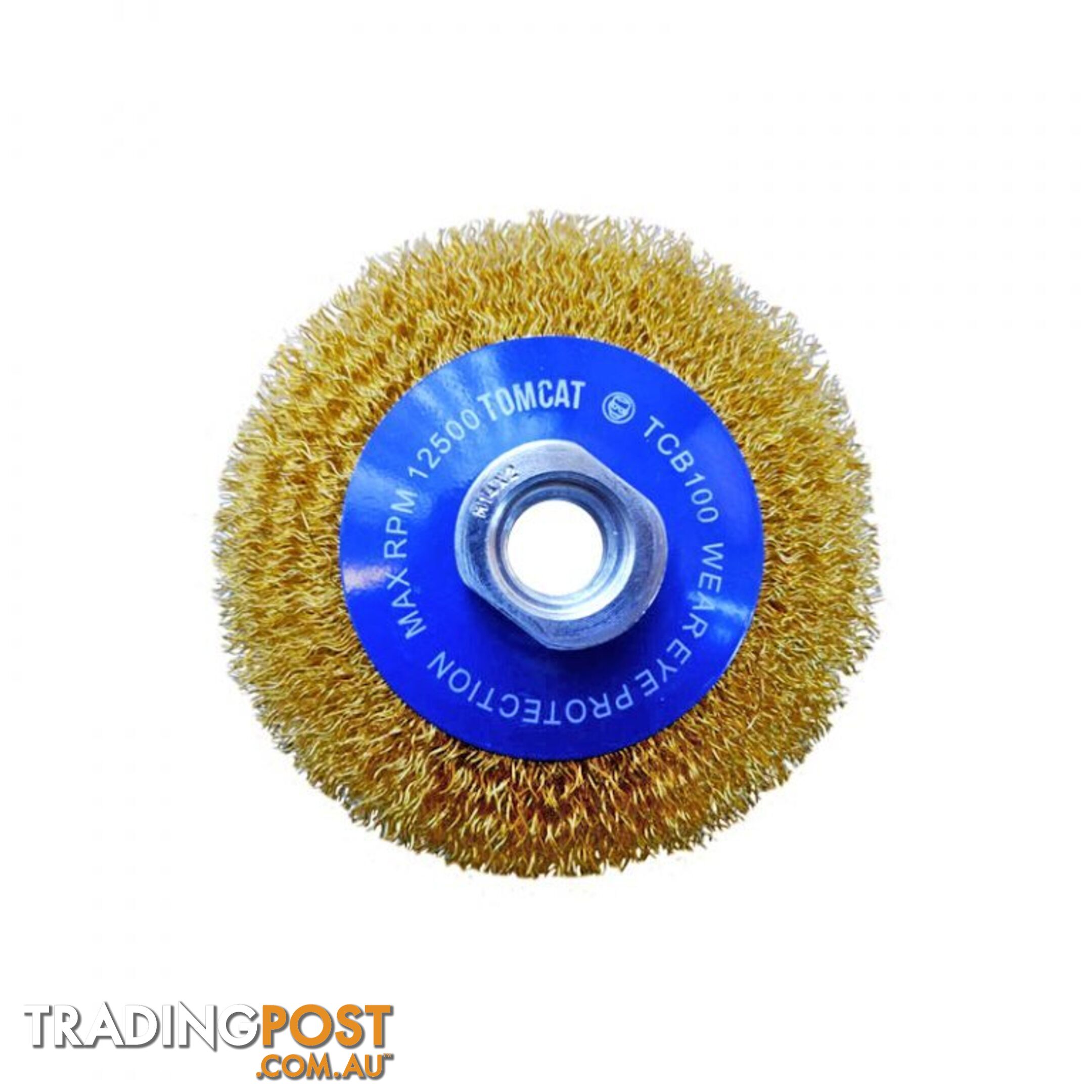 Multi-Thread Crimped Bevel Brush 100mm Tomcat TCB100