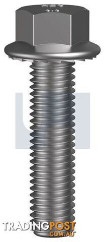 304 Stainless Finish Serrated Flanged Hex Bolt Metric Hobson