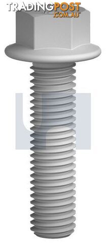 Zinc Flake Silver 1000HRS Finish Serrated Flanged Bolt D-Lok Class 12.9 Metric...