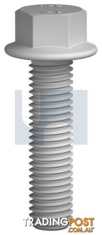 Zinc Flake Silver 1000HRS Finish Serrated Flanged Bolt D-Lok Class 12.9 Metric...