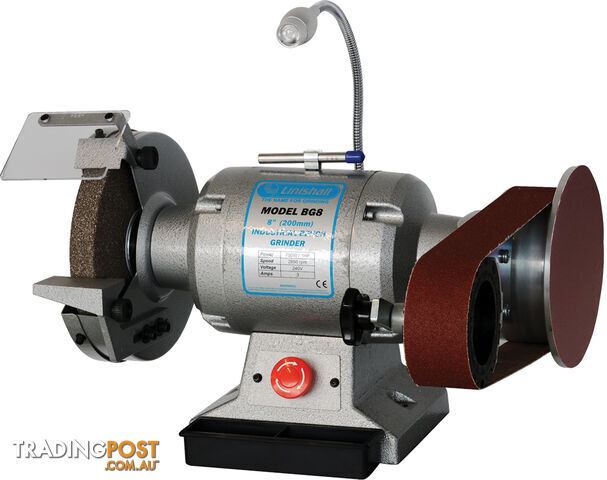 Combined Wheel & Belt Grinder 8'' (200mm) Linishall Model BG8-915